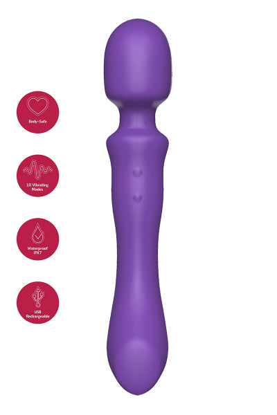 Vibromasseur 2 en 1