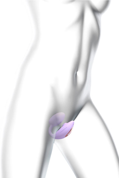 Double stimulateur Wonderlover mauve